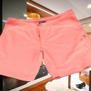 Polo Ralph Lauren Men Pink Drawstring Cotton Chino Shorts - Size XLT